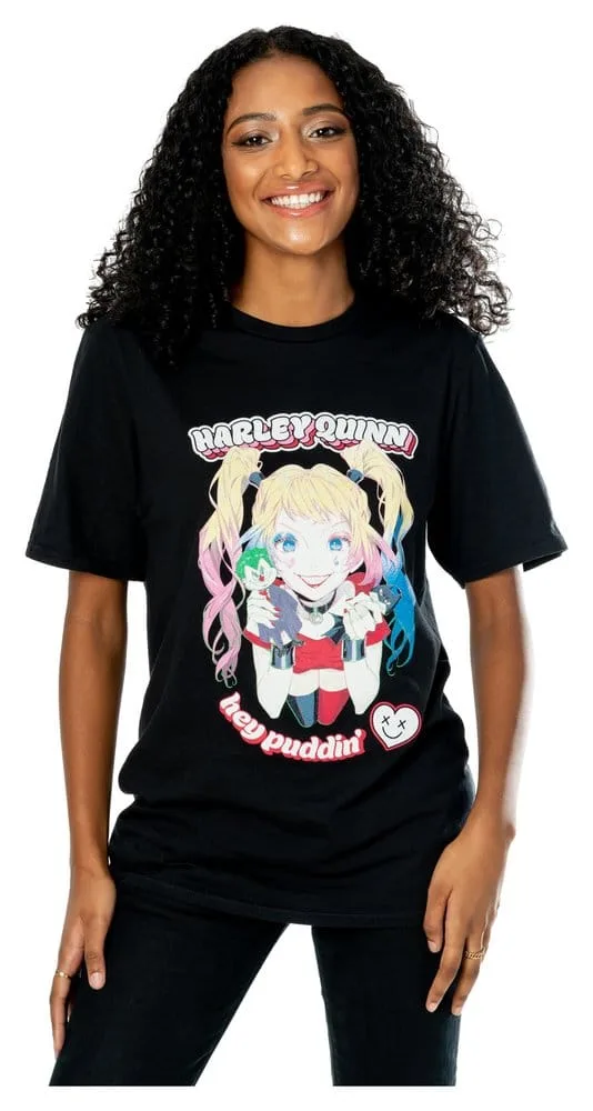 DC Comics T-Shirt – Harley Quinn Anime Puddin 3