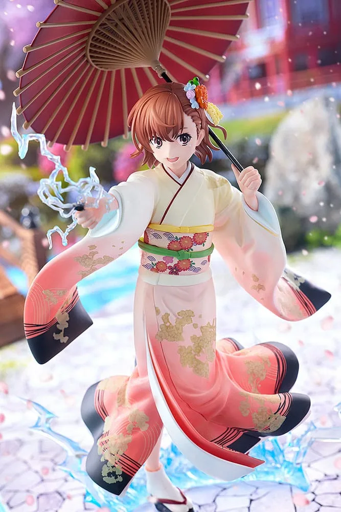 A Certain Scientific Railgun T Statue – Mikoto Misaka Kimono 28 cm 5
