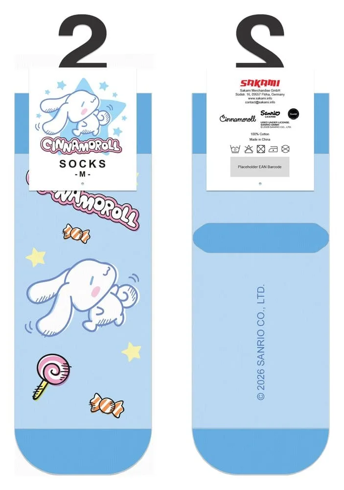 Sanrio Short Socks – Cinnamoroll Dance Off Size 36–40 2