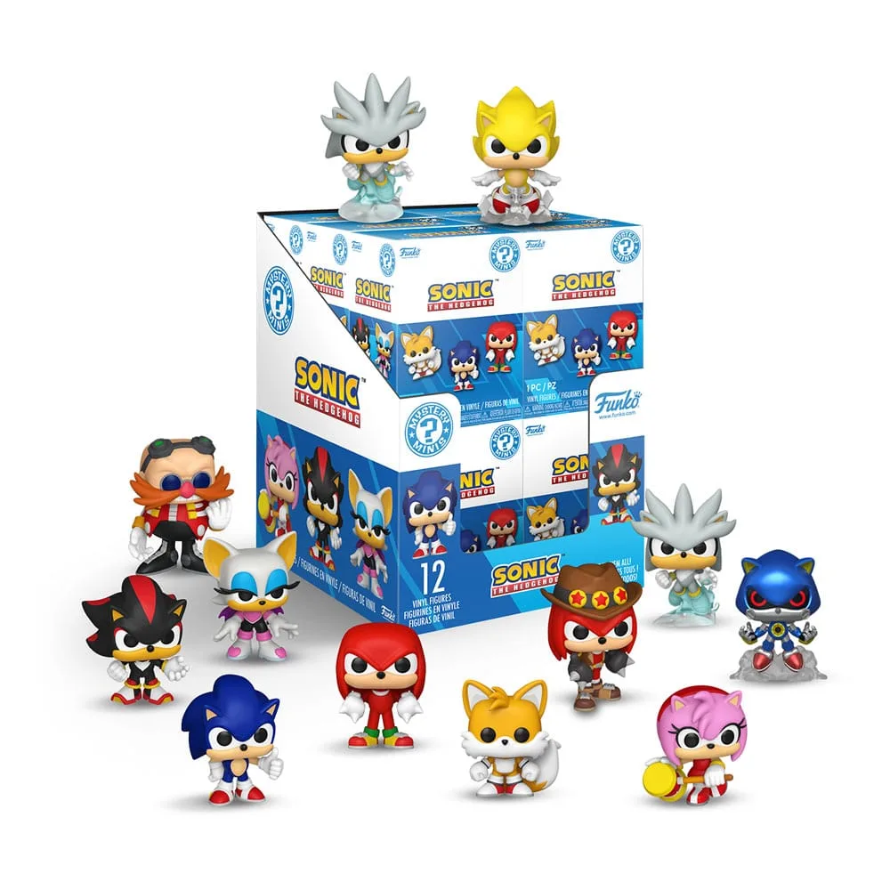 Sonic the Hedgehog Mini Figures – 12 Blind Boxes 5 cm