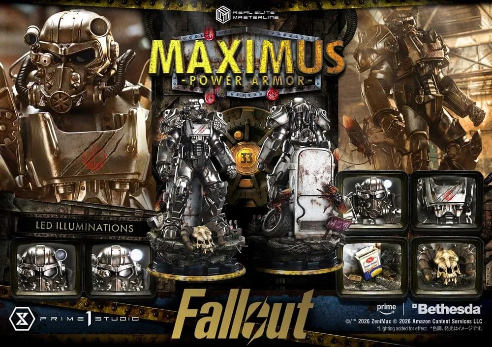 Fallout Statue – Maximus Power Armor 67 cm 5
