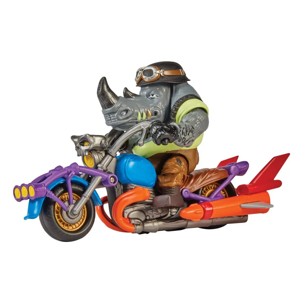 TMNT Action Figure – Rocksteady with Chopper 12 cm 4