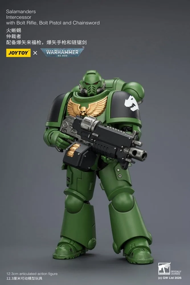 Warhammer 40,000 Action Figure – Salamanders Intercessor 12.3 cm 12