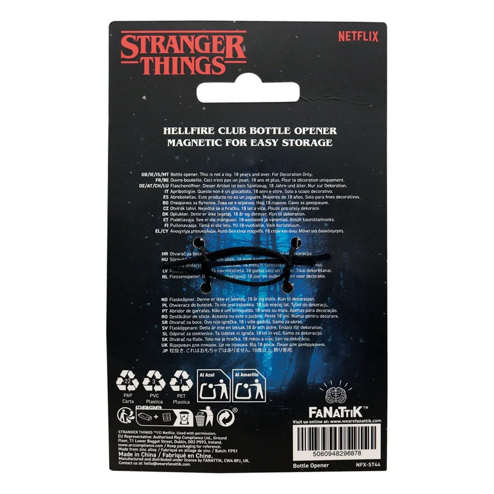 Stranger Things Bottle Opener – Hellfire Club 9 x 10 cm 3
