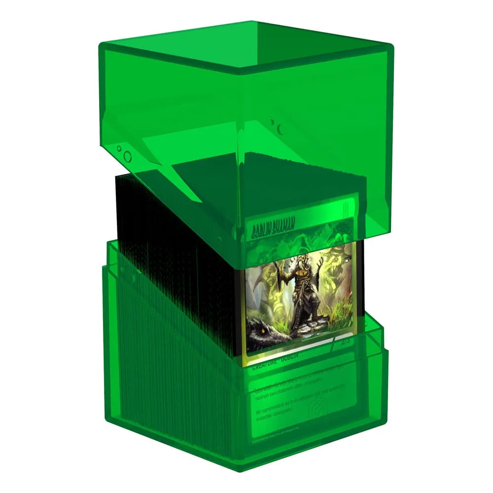 Trading Card Deck Box – Ultimate Guard Boulder 100+ Clear Emerald 3