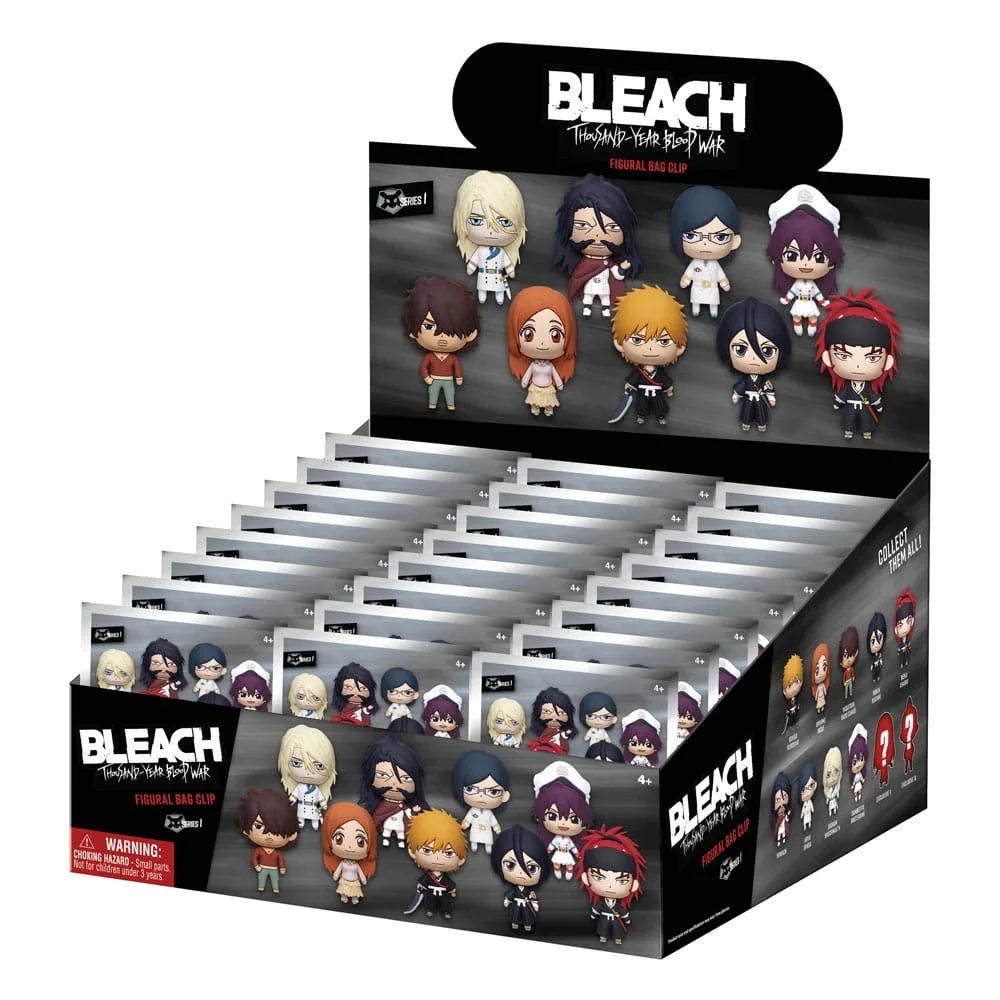 Bleach Thousand-Year Blood War Bag Clips – Series 1 Display of 24