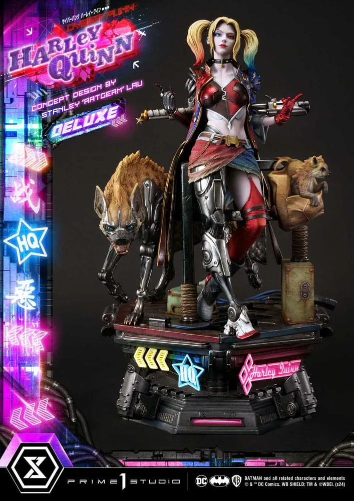 Batman Statue – Cyberpunk Harley Quinn Deluxe Bonus 60 cm 9