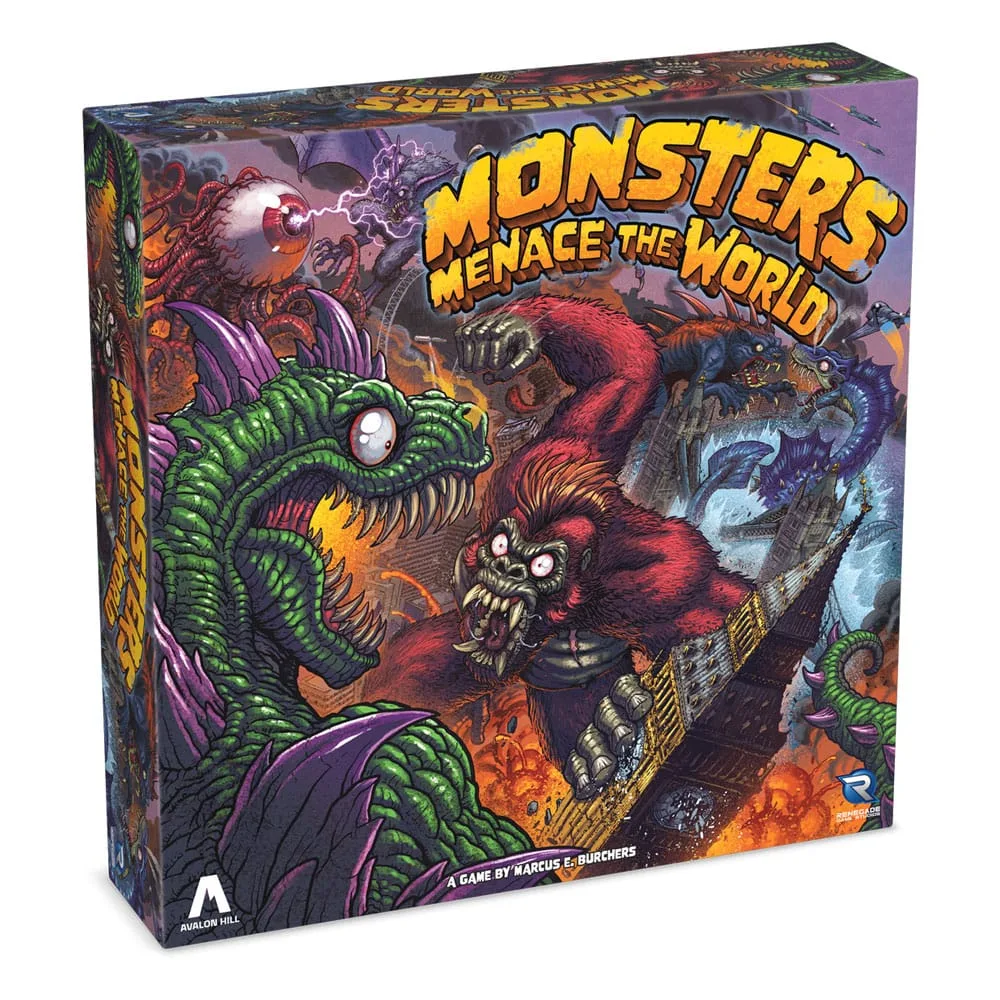Monsters Menace the World Board Game – English Edition