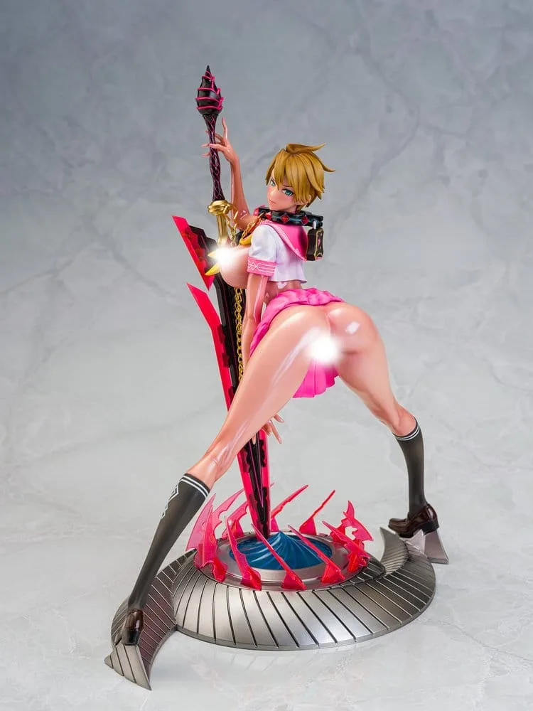 Mahou Shoujo Statue – Rui Asuka Pink Summer Sailor 29 cm 9
