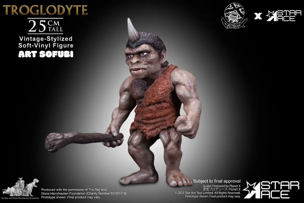 Ray Harryhausen Vinyl Statue – Vintage Troglodyte 25 cm 4