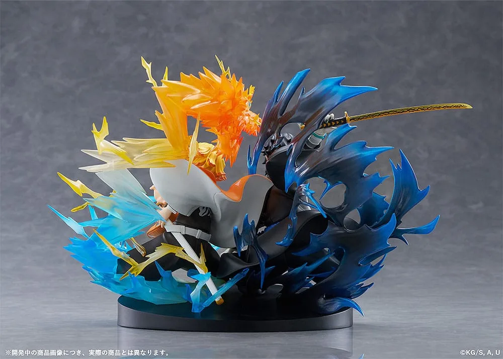 Demon Slayer PVC Statue – Zenitsu Agatsuma and Kaigaku 15 cm 4