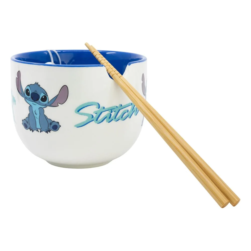 Lilo & Stitch Ramen Bowl – Stitch with Chopsticks 3