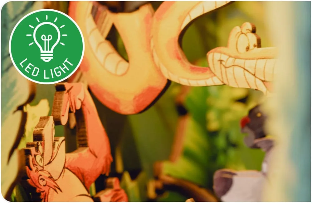Disney Book Nook Diorama – The Jungle Book Tiny Adventures 23 cm 6