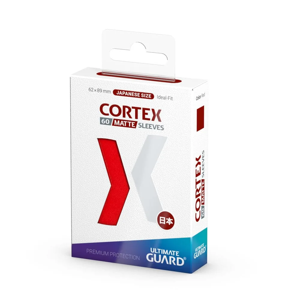 Ultimate Guard Card Sleeves – Cortex Matte Japanese Red 60-Pack 3