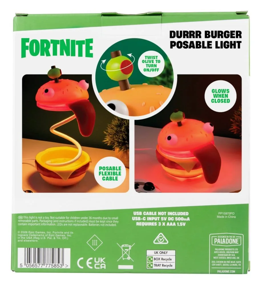 Fortnite Light – Durrr Burger Posable 30 cm 4