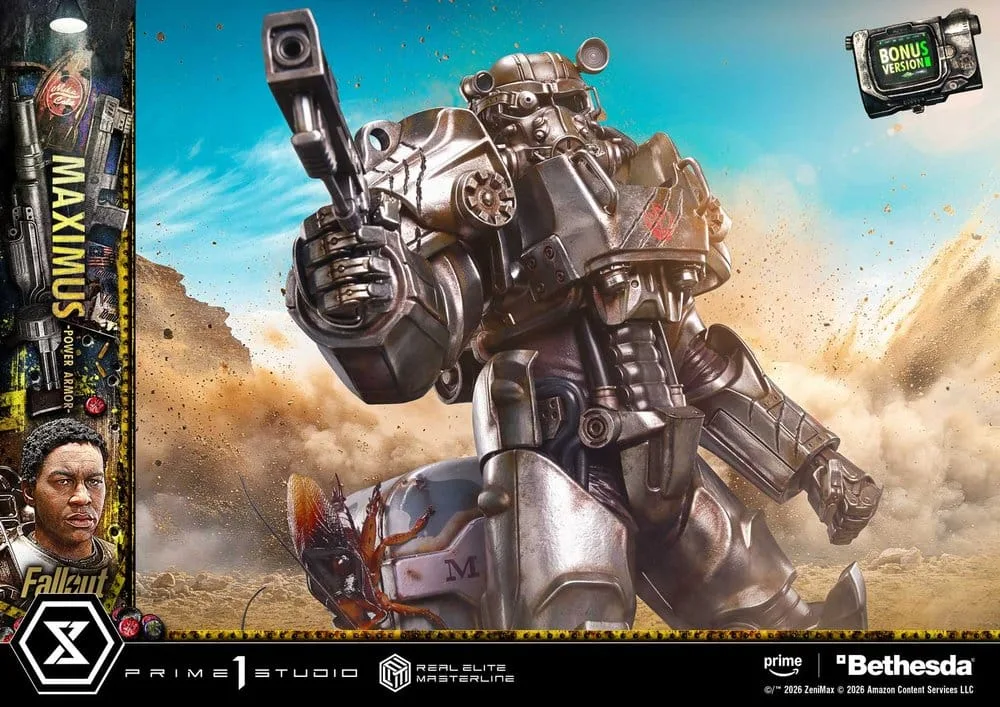 Fallout Statue – Maximus Power Armor DX Bonus 67 cm 6
