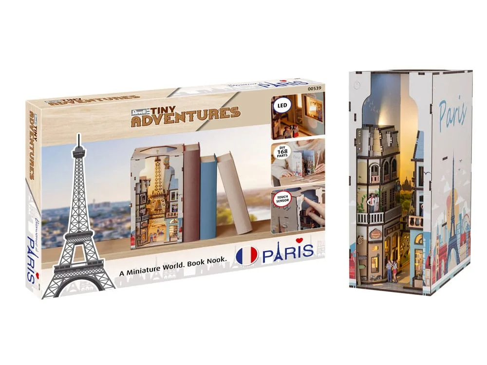 Paris Book Nook Diorama Kit – Tiny Adventures 23 cm 2