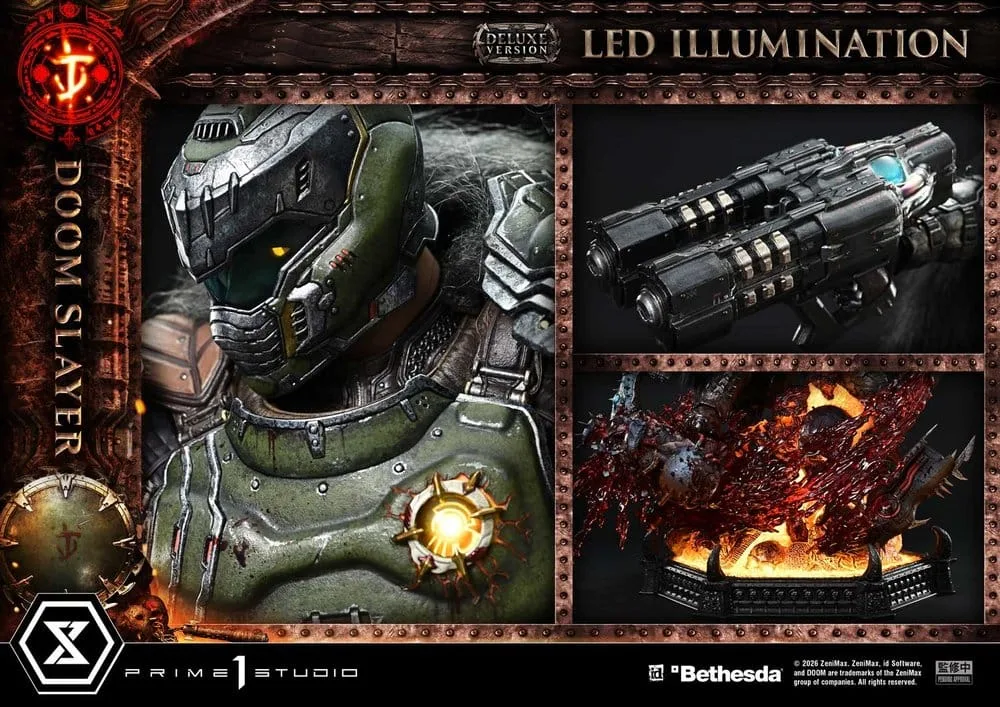 DOOM The Dark Ages Statue – Slayer Deluxe 1/4 77 cm 4