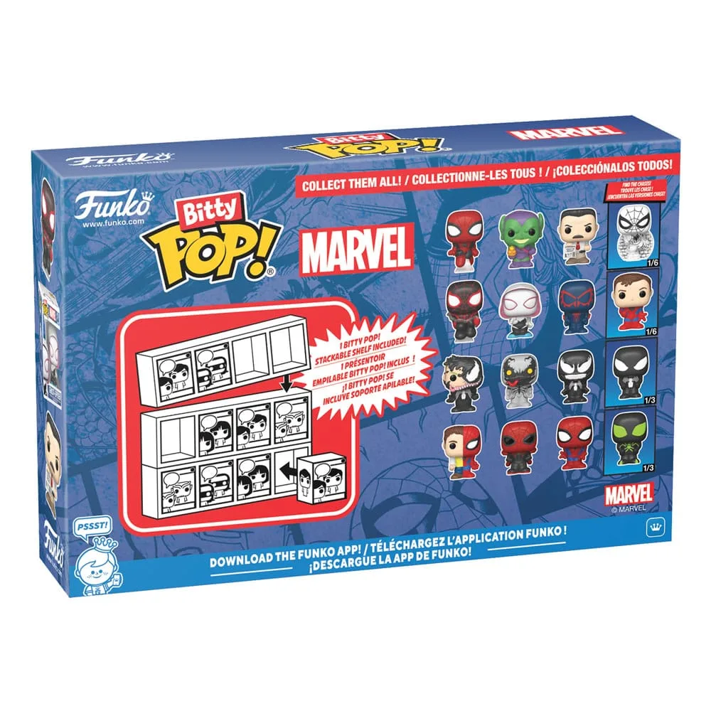 Spider-Man Mini Figures – Bitty POP Series 4 Four-Pack 2 cm 8