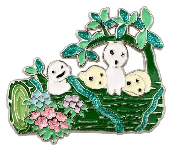 Princess Mononoke Brooch – Kodama Metal