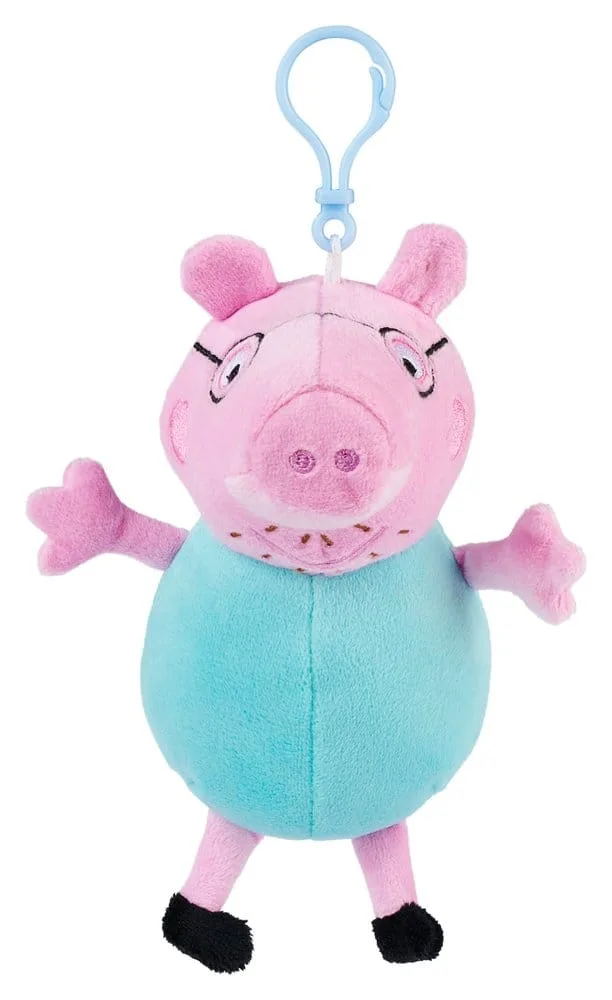 Peppa Pig pluchen sleutelhangers – Familiedisplay 18 stuks 4