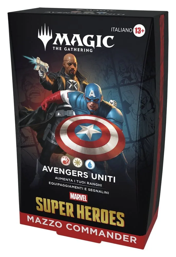 Magic the Gathering Marvel Commander Decks – Italian Case of 4 4