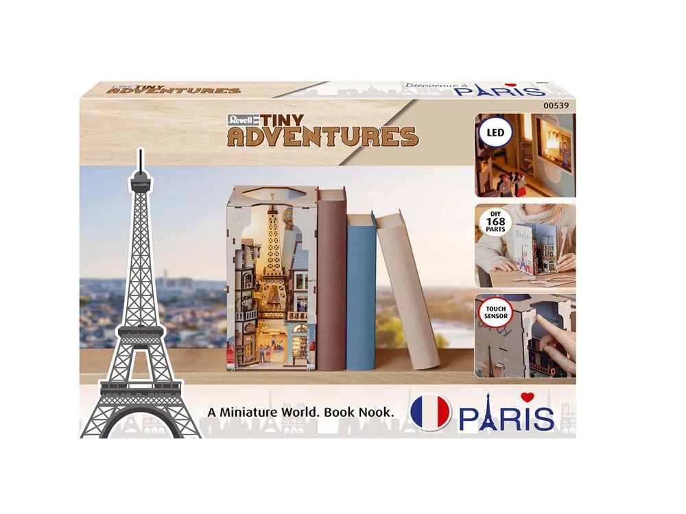 Paris Book Nook Diorama Kit – Tiny Adventures 23 cm 10
