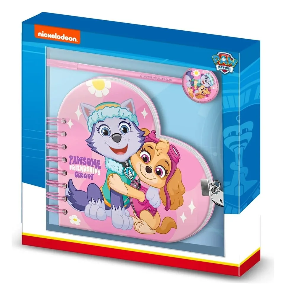 PAW Patrol Diary Gift Set – Pawsome Friendships Grow
