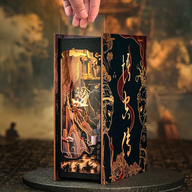 The Legend of Wukong Book Nook – Houten bouwpakket 22 x 8 cm 11