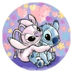 Lilo & Stitch Round Jigsaw Puzzle – 500 Pieces 52 cm 2