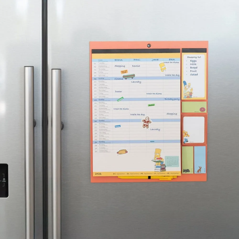 The Simpsons Magnetic Planner – 2026/27 30 x 35 cm 2