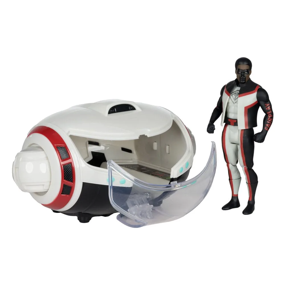 Superman (2025) Figure and Vehicle – Mr. Terrific & T-Craft