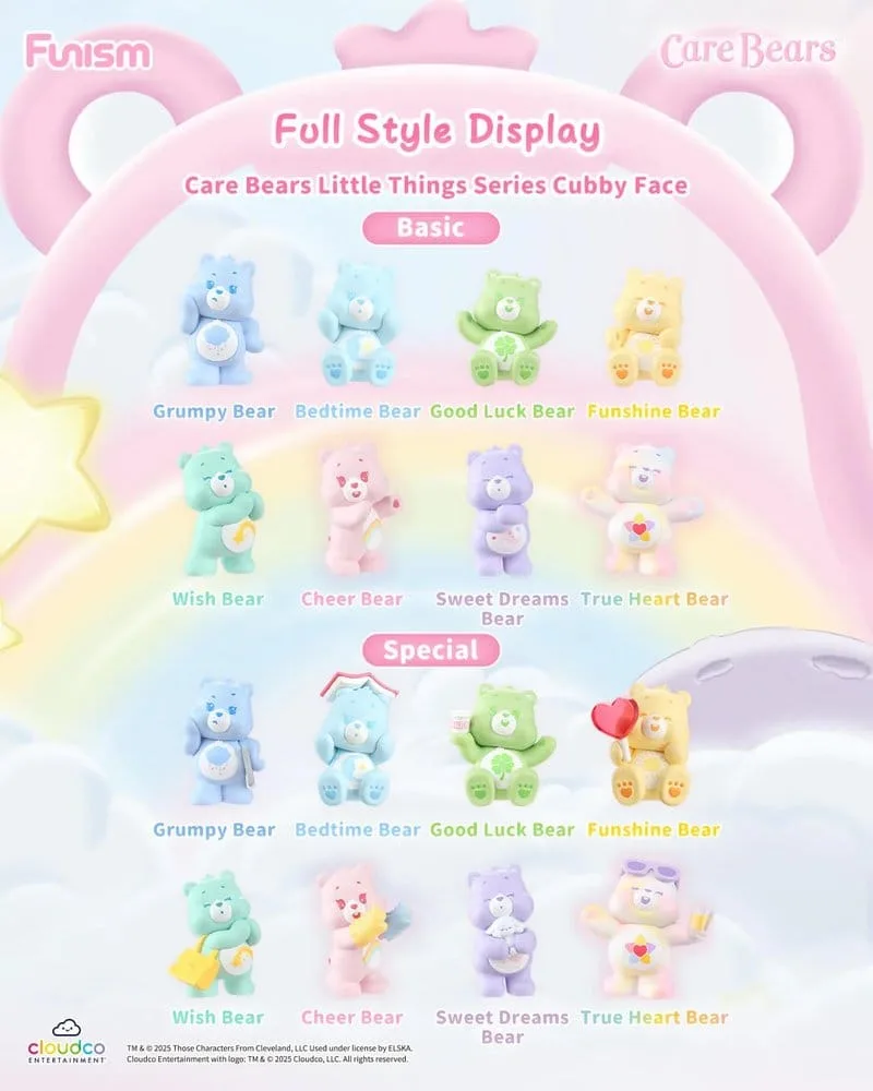 Care Bears Mini Figures – Little Things Cubby Face Display 5 cm 3