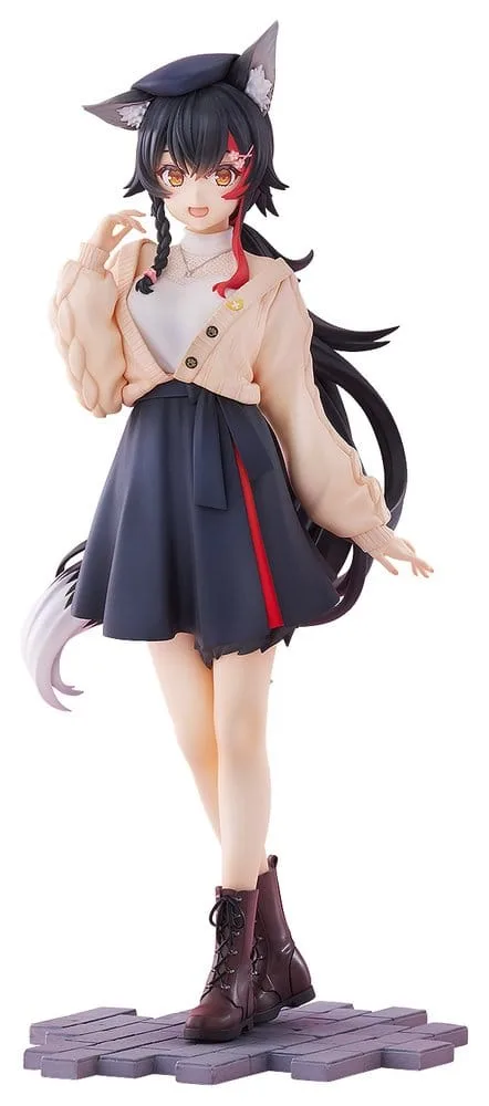 Hololive Production PVC Figure – Ookami Mio Street Outfit 24 cm