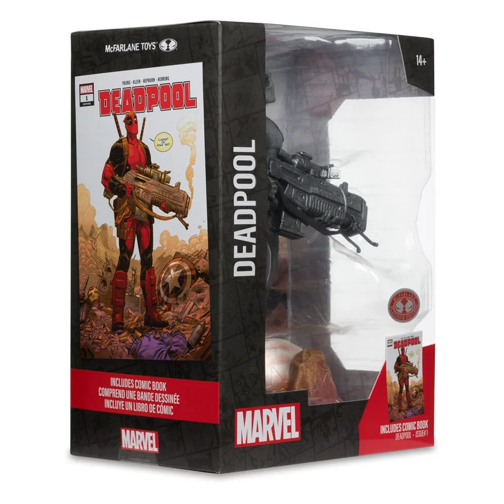 Marvel PVC Statue – Deadpool Grey Suit Chase 1/6 Scale 27 cm 9
