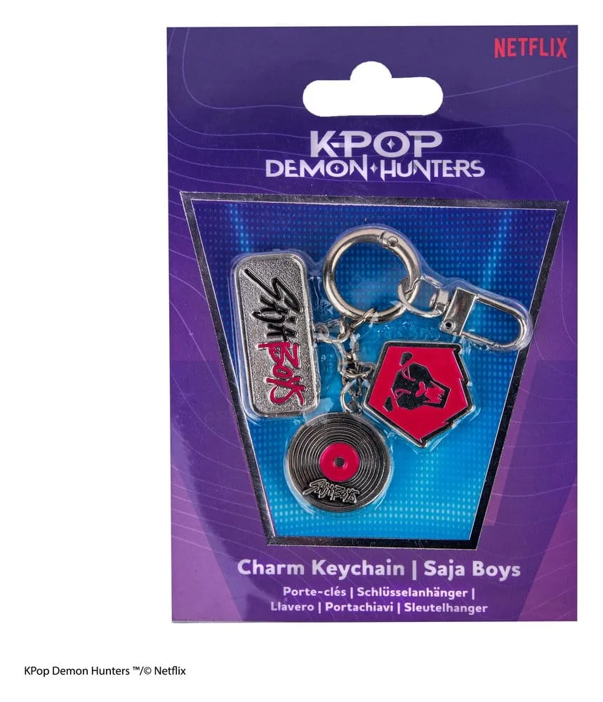 KPop Demon Hunters Charm Keychain – Saja Boys 3