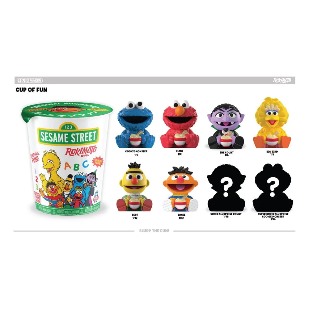 Sesame Street minifiguren – Cup of Fun display 12 stuks 10 cm 9