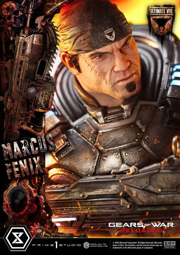 Gears of War Reloaded Statue – Marcus Fenix Ultimate 97 cm 18