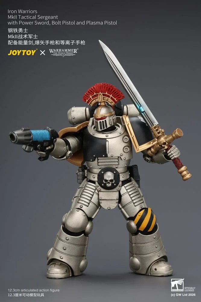 Warhammer Action Figure – Iron Warriors MkII Sergeant 12.3 cm 10