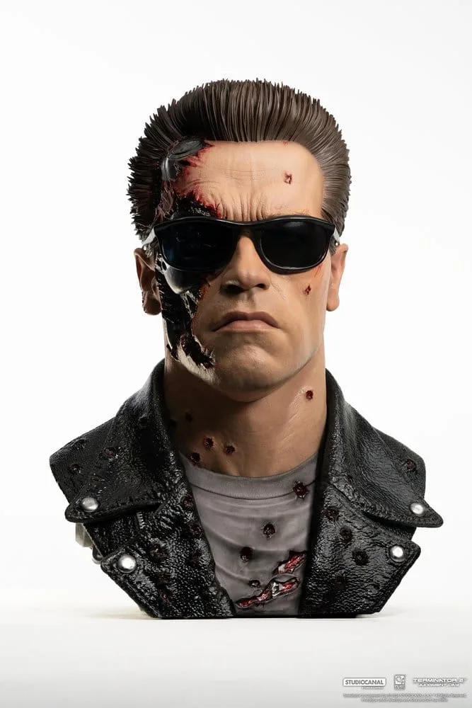 Terminator 2 Art Mask – T-800 Model 101 Battle Damaged 47 cm 2