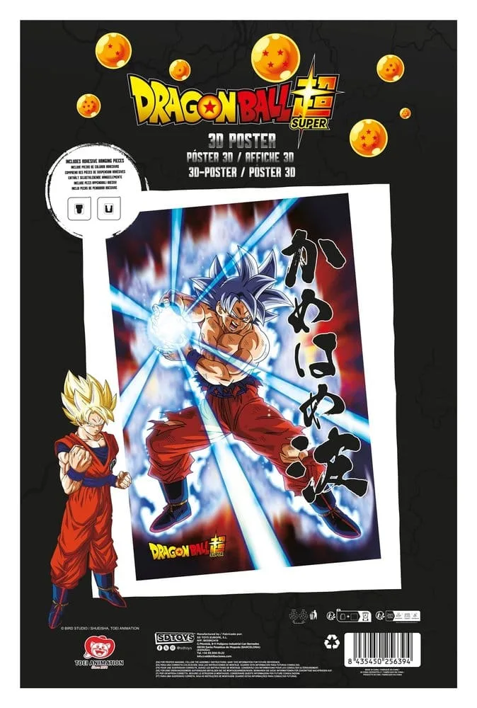 Dragon Ball Super 3D Poster – Survival Goku 38 x 58 cm 3