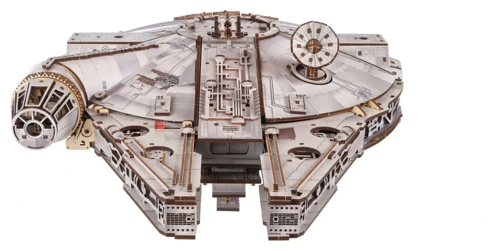 Star Wars Wooden Model Kit – Millennium Falcon 1/75 Scale 3