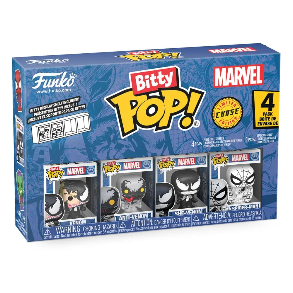 Spider-Man Bitty POP! Figures – Series 3 Four-Pack 2 cm 10