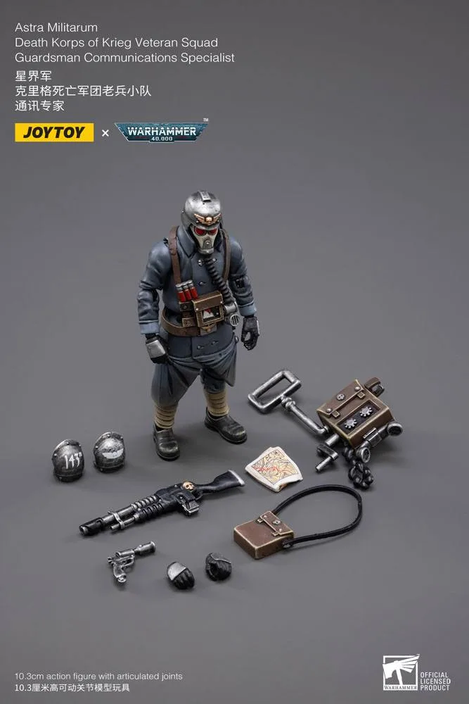 Warhammer 40k Action Figure – Krieg Comms Specialist 10.3 cm 4