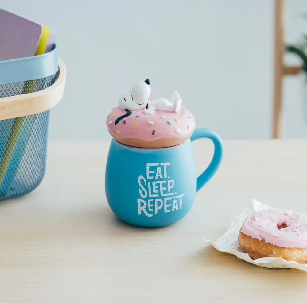Peanuts 3D Mug – Snoopy Donut 500 ml 4