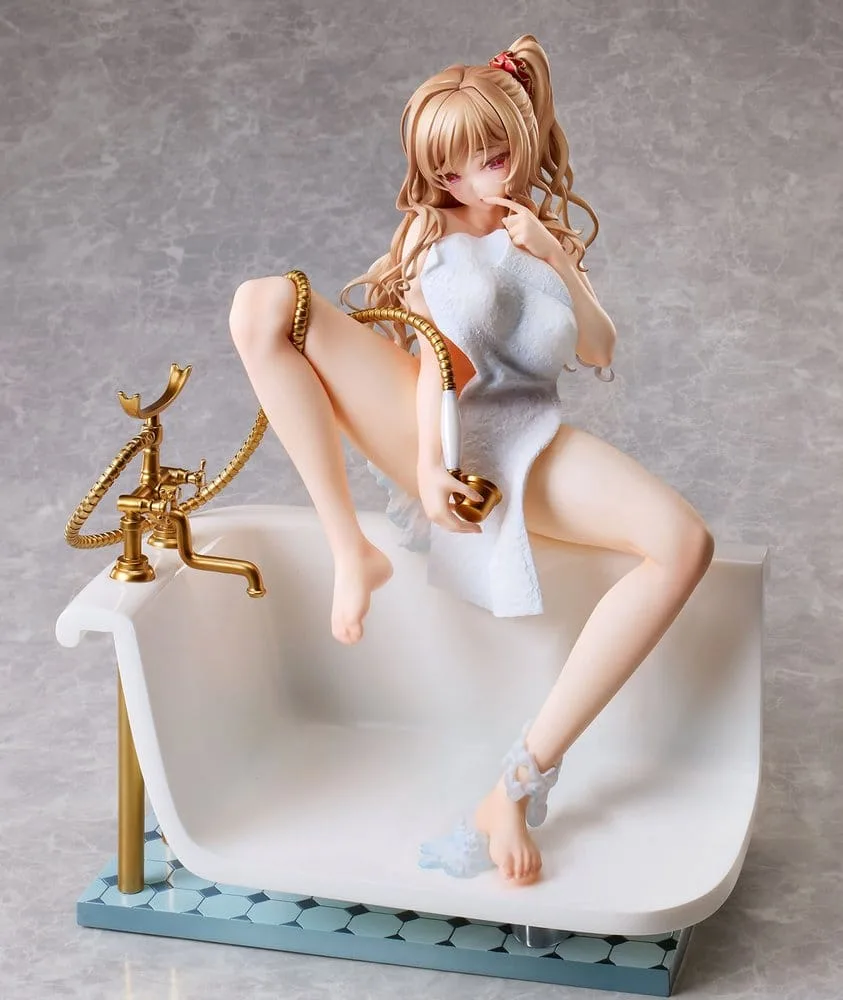 Original Character PVC Figure – Girl in the Bath by Ponzu 26 cm