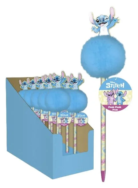Lilo & Stitch Pom Pom Pens – In the Sun Display of 9