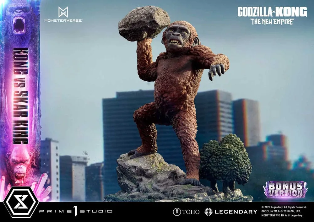 Godzilla x Kong Statue – Kong vs Skar King Bonus Version 104 cm 6