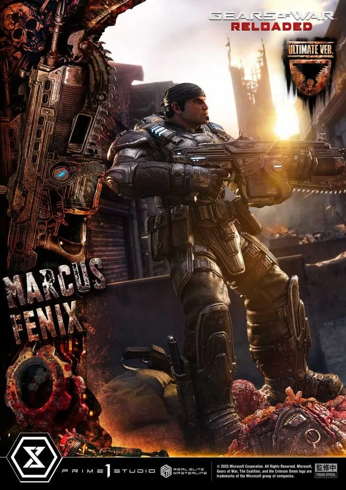Gears of War Reloaded Statue – Marcus Fenix Ultimate 97 cm 17