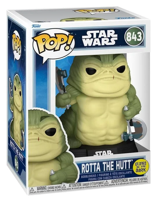 Star Wars Pop Vinyl Figure – Rotta the Hutt Glow 9 cm 3